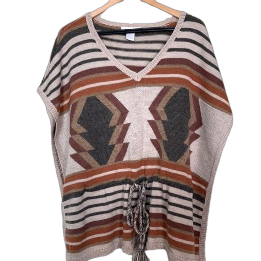 𝅺design History Aztec vest . M/L